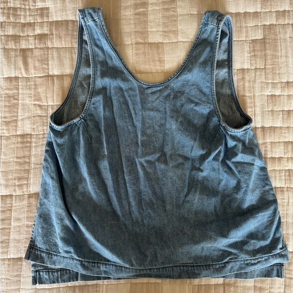 Ilana Kohn chambray Roxy tank Medium - Picture 5 of 5